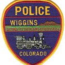 Wiggins Colorado Police Patch Locomotive
