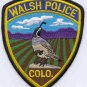Walsh Colorado Police Patch