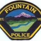Fountain Colorado Police Patch