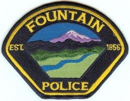 Fountain Colorado Police Patch