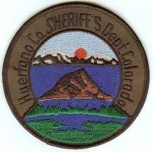 Huerfano County Sheriff Colorado Police Patch