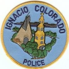 Ignacio Colorado Police Patch