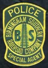 Birmingham Southern Railroad Police Patch