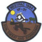 VF-31 TOMCATERS WESTPAC 1994 MILITARY AIRCRAFT PATCH
