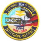 CV-63 USS KITTY HAWK CVN-5 SQUADRON CENTENNIAL FLIGHT PATCH