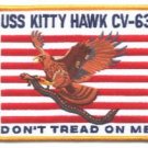 CV-63 USS KITTY HAWK NAVY AIRCRAFT CARRIER PATCH