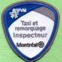 Montreal Quebec CANADA Police Patch Taxi et Remorquage