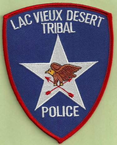 Lac View Desert Wisconsin Tribal Police Patch