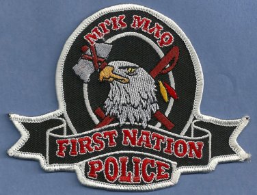 First Nation M'ik Maq Canada Tribal Police Patch