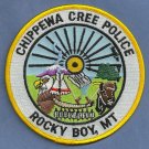 Chippewa Cree Montana Tribal Police Patch
