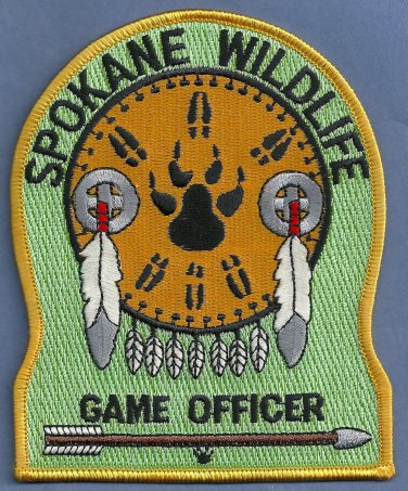 Spokane Tribal Wildlife Game Officer Police Patch