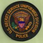 United States Secret Service Uniform Division Patch Black