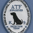 ATF Explosives K-9 Unit Police Patch