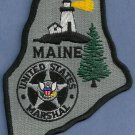 United States Marshal Maine Police Patch