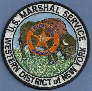 United States Marshal Western District New York Police Patch