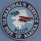 United States Marshal Alaska Pilot Police Patch
