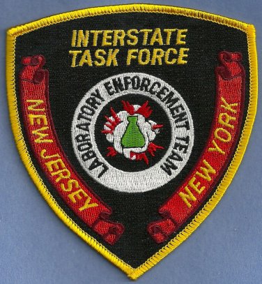 DEA New Jersey-New York Clan Lab Task Force Police Patch