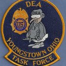 DEA Youngstown Ohio Task Force Police Patch