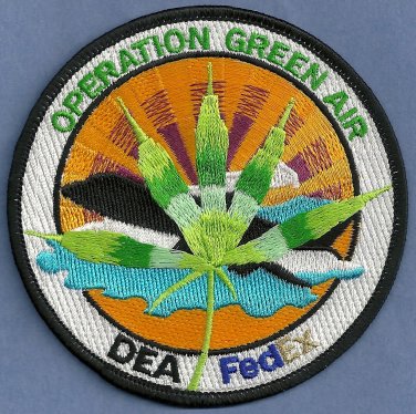 DEA Operation Green Air Police Patch