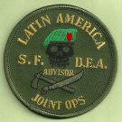 DEA Latin America Joint Operations Advisor Police Patch