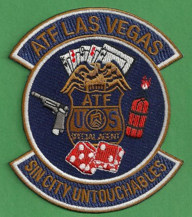 ATF Las Vegas Nevada Police Patch