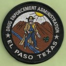 DEA Drug Enforcement Administration El Paso Texas Police Patch
