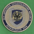 United States Marshal Sex Offender Investigation Branch Police Patch
