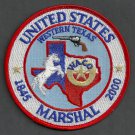 United States Marshal Western Texas Waco Police Patch