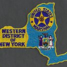 United States Marshal New York Western District Police Patch
