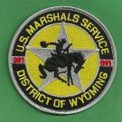 United States Marshal Wyoming District Police Patch