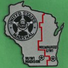 United States Marshal Madison Wisconsin Area Police Patch United States Marshal Madison Wisconsin Area Police Patch
