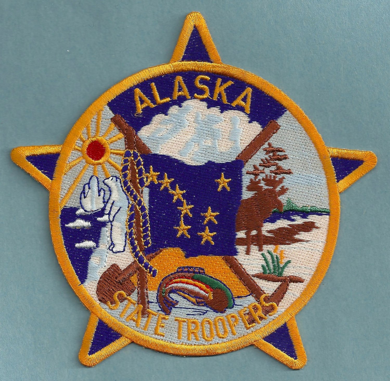 Alaska State Trooper Police Patch