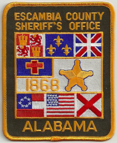 Escambia County Sheriff Alabama Police Patch