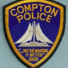 Compton California Police Patch