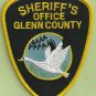 Glenn County Sheriff California Police Patch