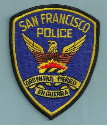 San Francisco California Police Patch