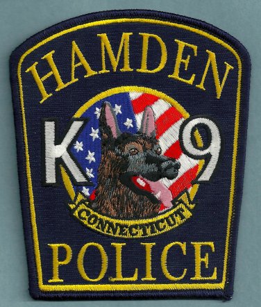 Hamden Connecticut Police K-9 Unit Patch