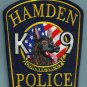 Hamden Connecticut Police K-9 Unit Patch