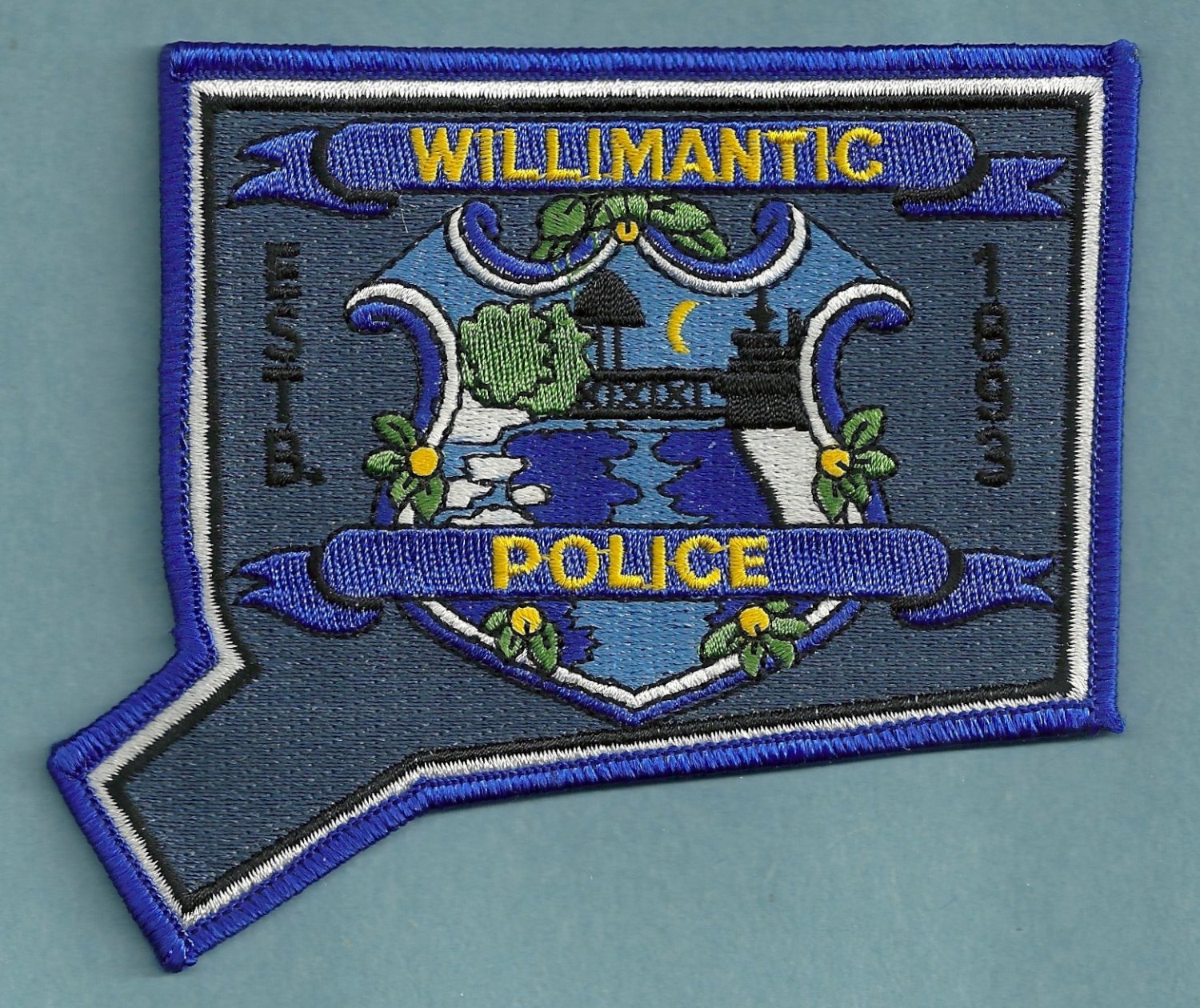Willimantic Connecticut Police Patch.