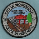 Woodstock Georgia Police Patch Locomotive