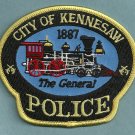 Kennesaw Georgia Police Patch Locomotive
