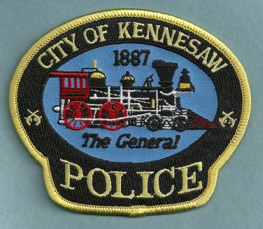 Kennesaw Georgia Police Patch Locomotive
