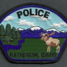 Rathdrum Idaho Police Patch
