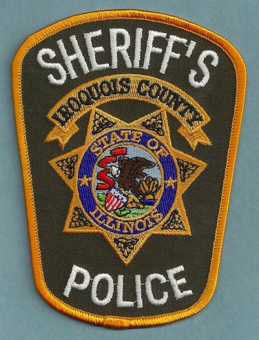 Iroqouis County Sheriff Illinois Police Patch