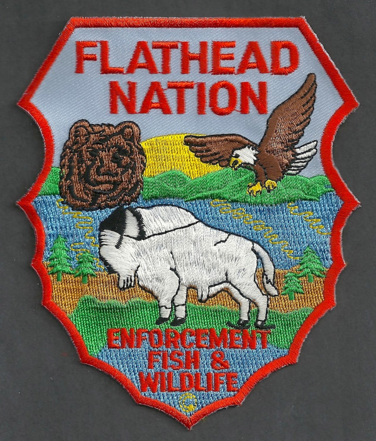 Flathead Tribal Fish & Wildlife Enforcement Police Patch