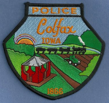 Colfax Iowa Police Patch