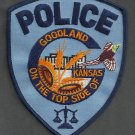 Goodland Kansas Police Patch Goodland Kansas Police Patch