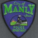 Manly Iowa Police Patch