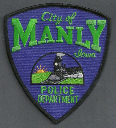 Manly Iowa Police Patch
