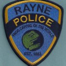 Rayne Louisiana Police Patch Frog Capital